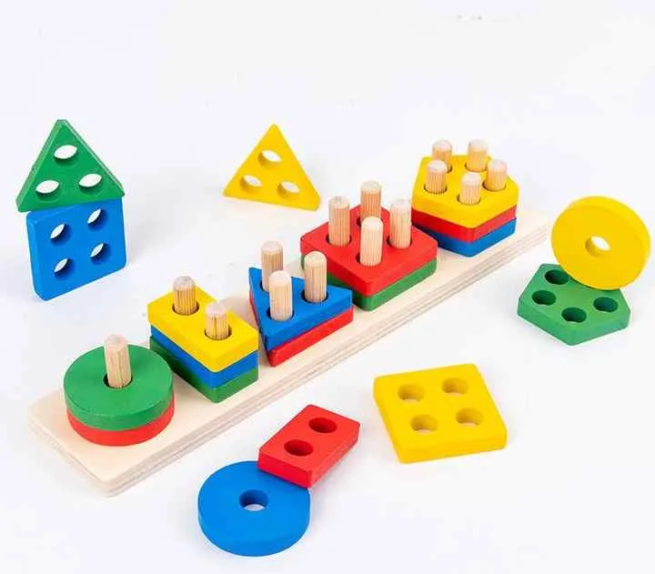 ألعاب تعليمية مونتيسوري 1-3 سنوات من العمر . Montessori Educational Toys 1-3 Years Old Boys Girl