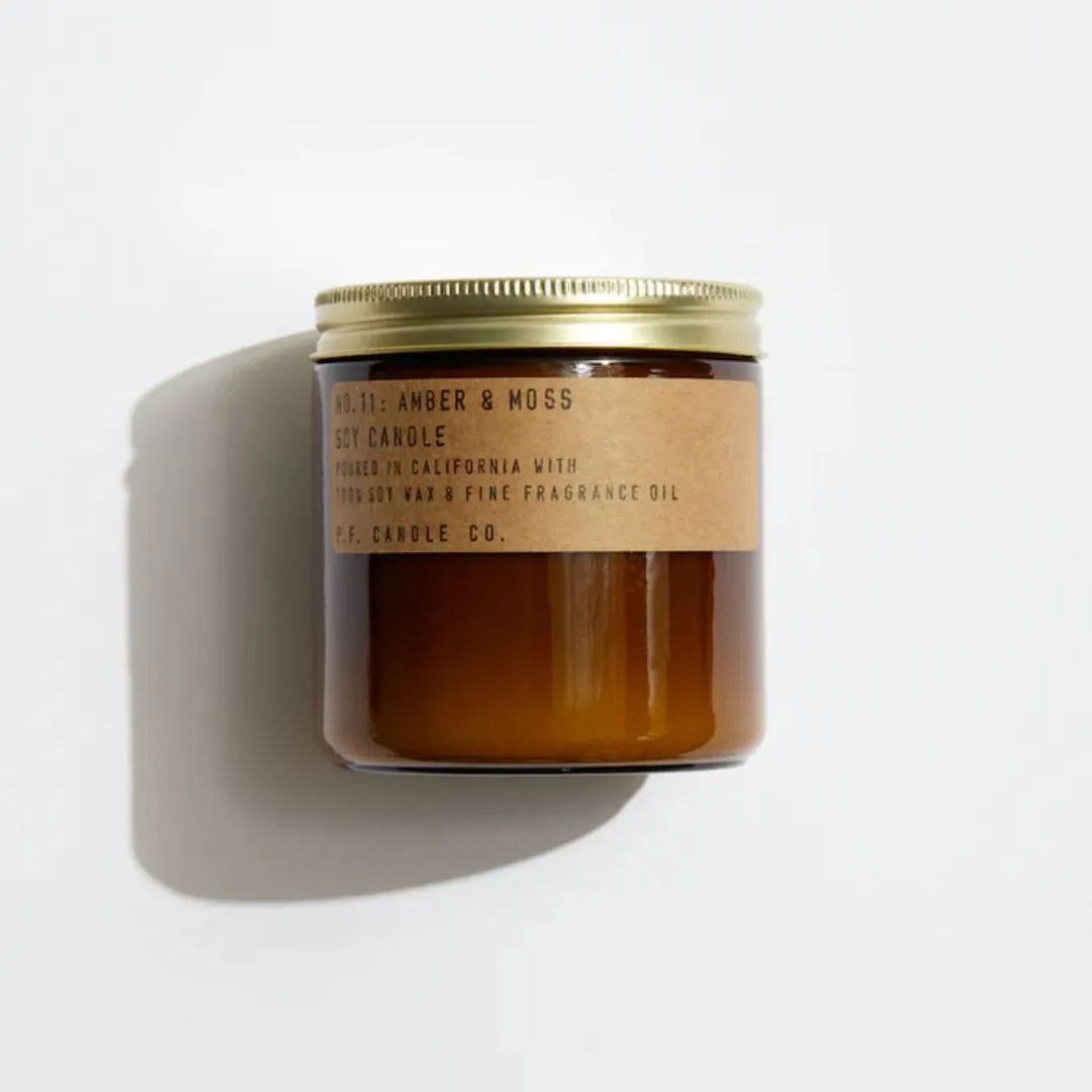 12.5oz Classic Soy Candle (Amber & Moss)