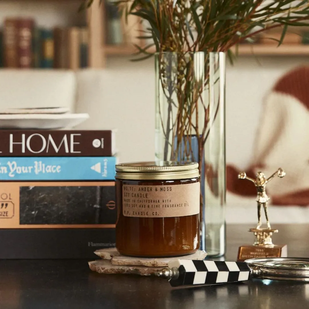 12.5oz Classic Soy Candle (Amber & Moss)