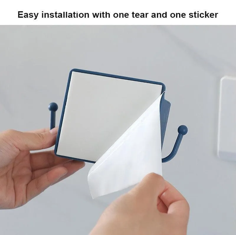 1PC/2PCS/4PCS Wall Mounted Storage Box Remote Control Organizer Case Mobile Phone Plug Charging Holder Rack Multifunction Stand For Home Stonego Home Accessories