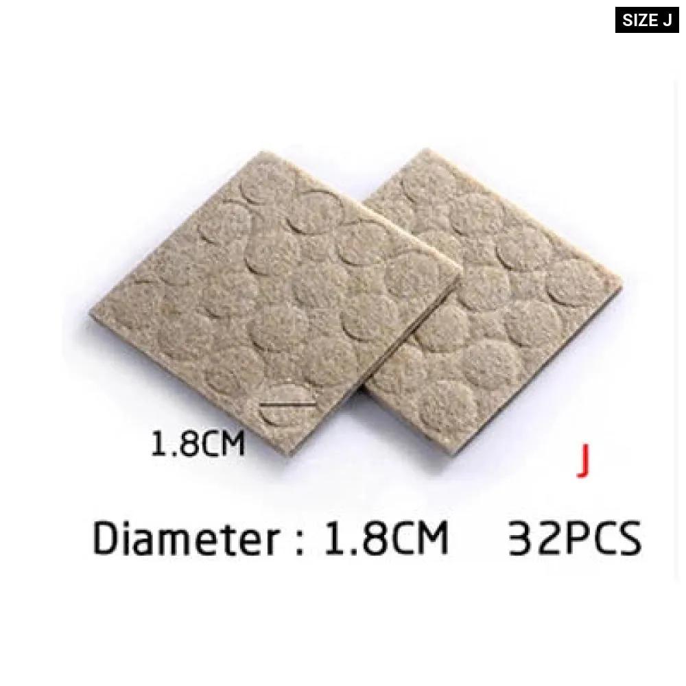 32 Piece Self Adhesive Furniture Leg Pads for Floor Protection