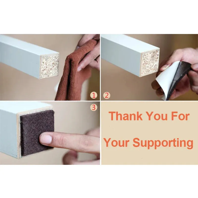 32 Piece Self Adhesive Furniture Leg Pads for Floor Protection