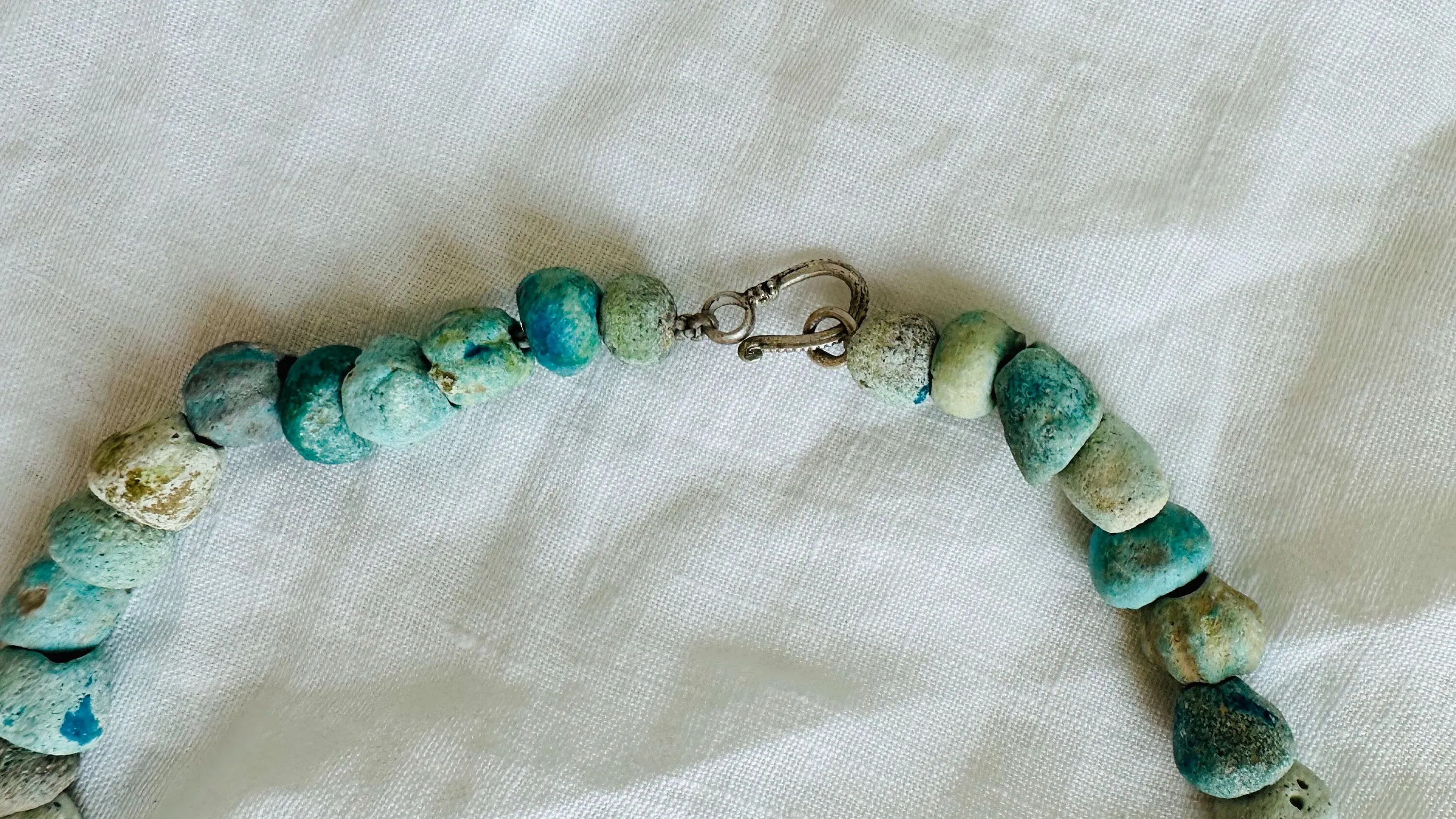 Ancient Roman Glass Necklace. Excavated, 0655
