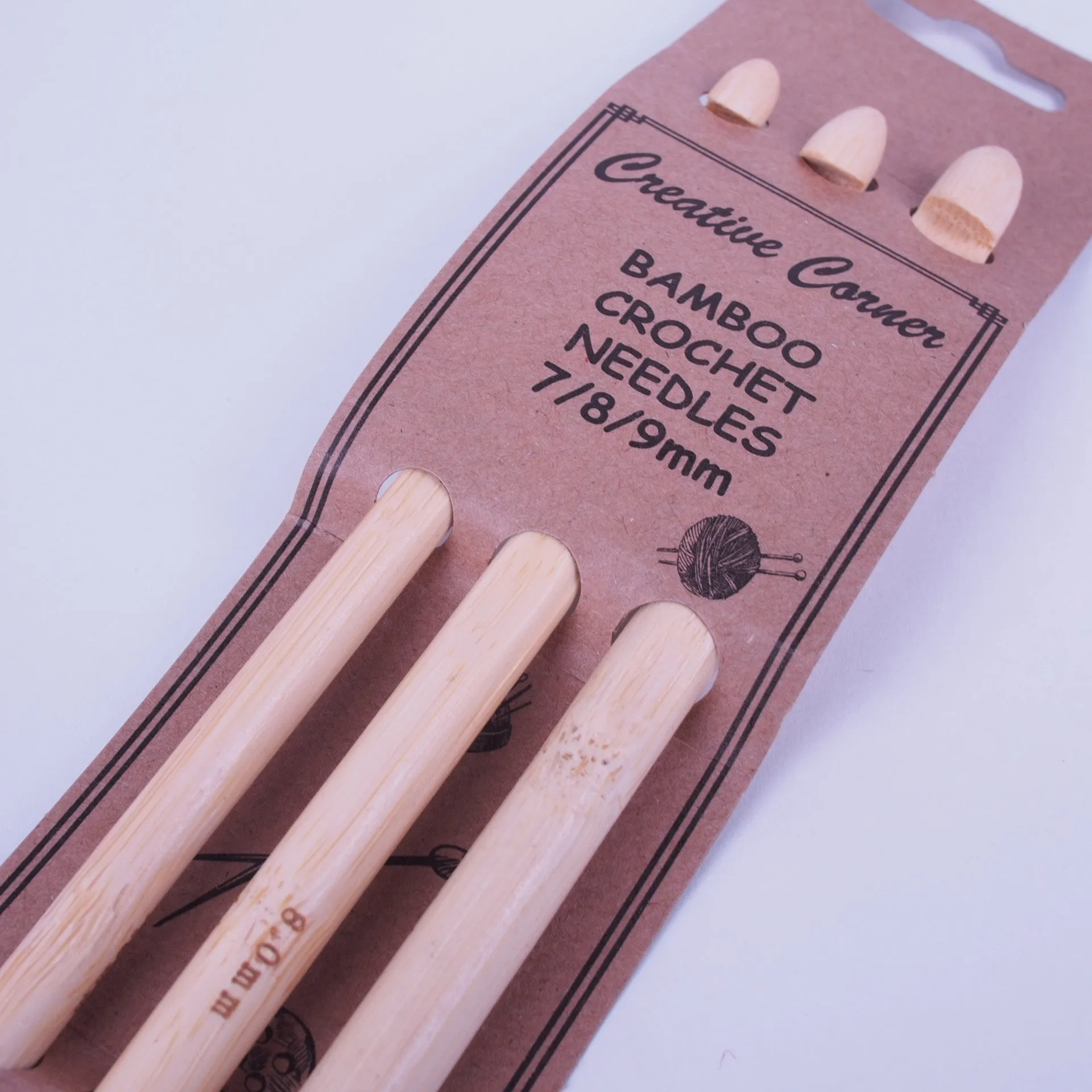 Bamboo Crochet Hooks 3pk Creative Corner