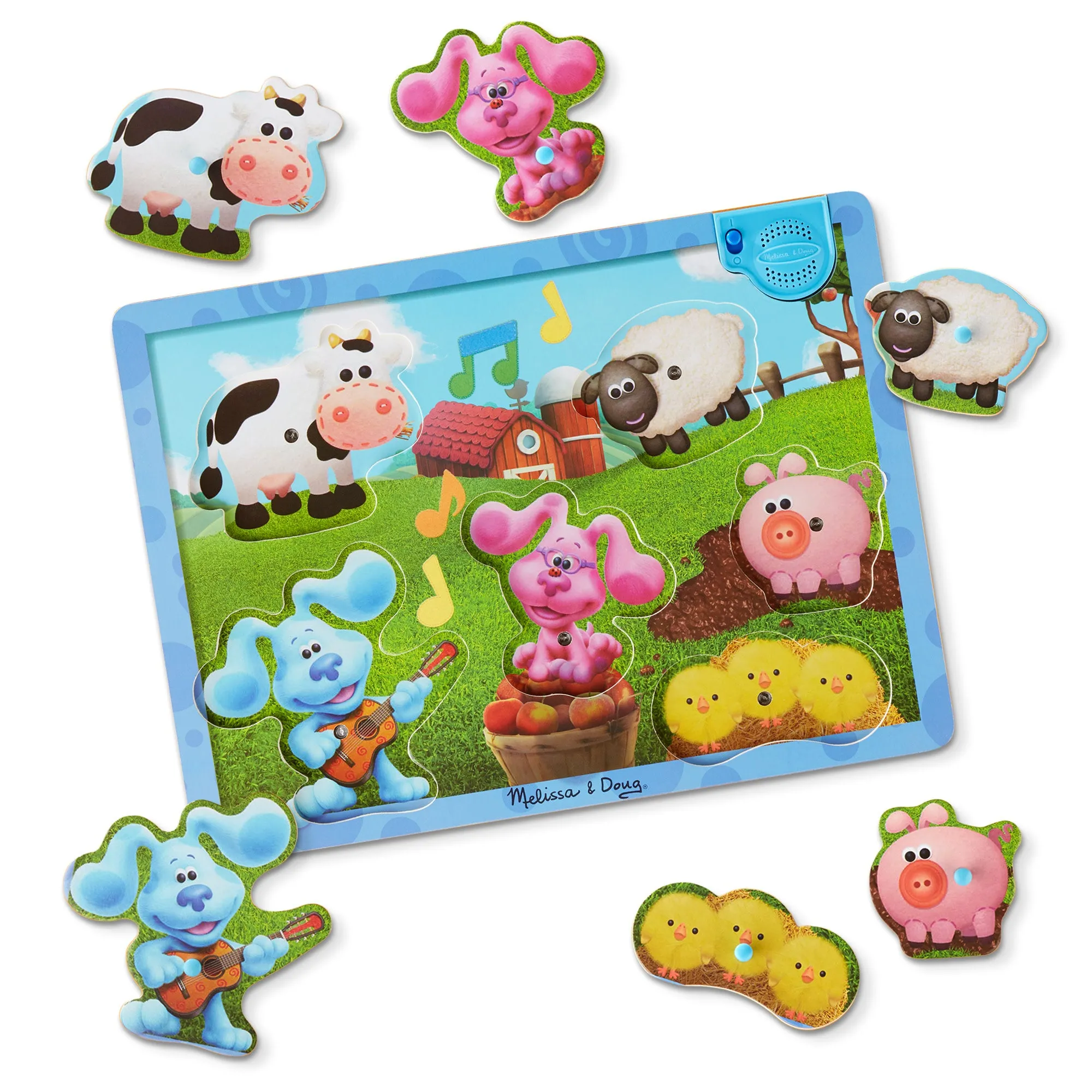 Blue's Clues & You! Wooden Sound Puzzle - Musical Farm