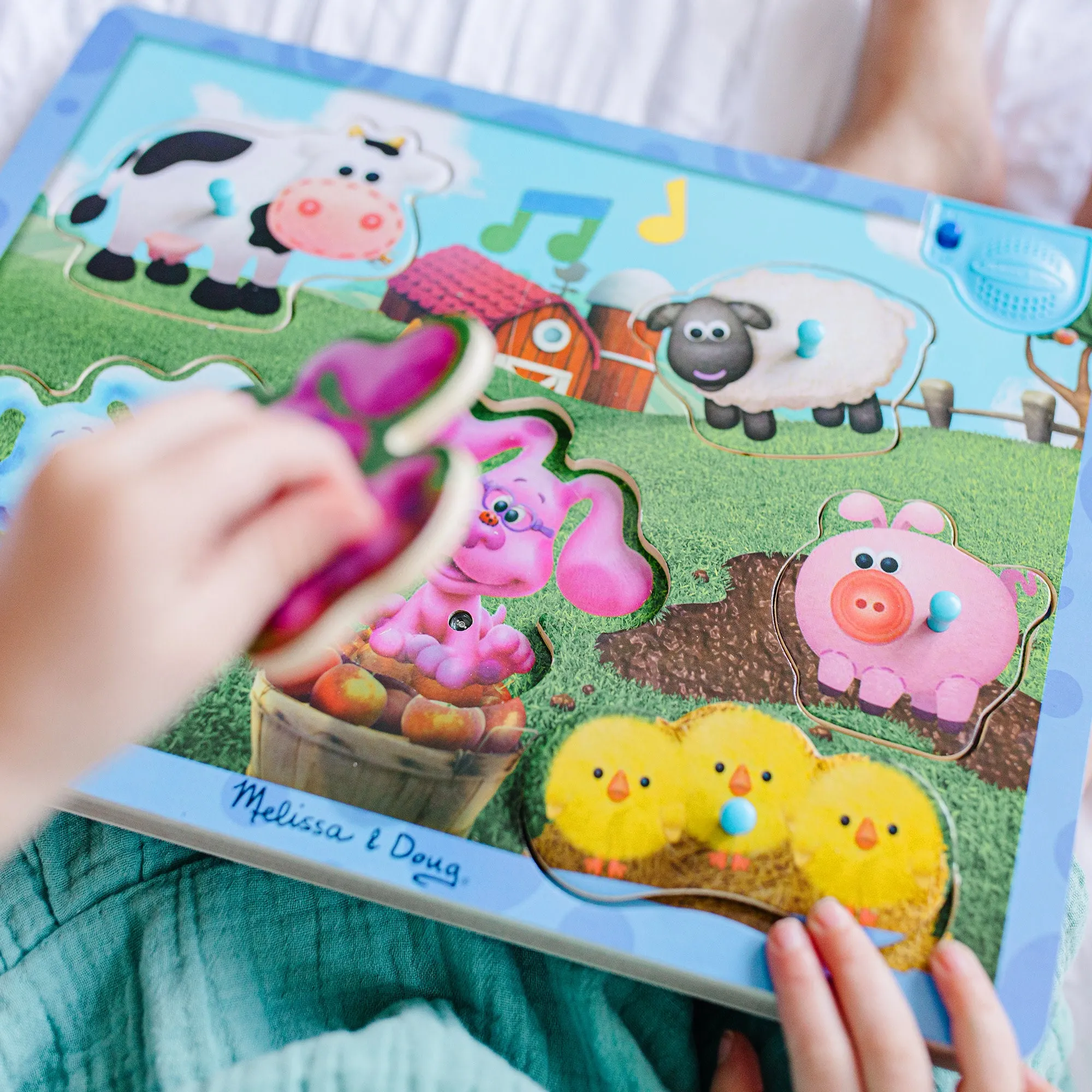 Blue's Clues & You! Wooden Sound Puzzle - Musical Farm