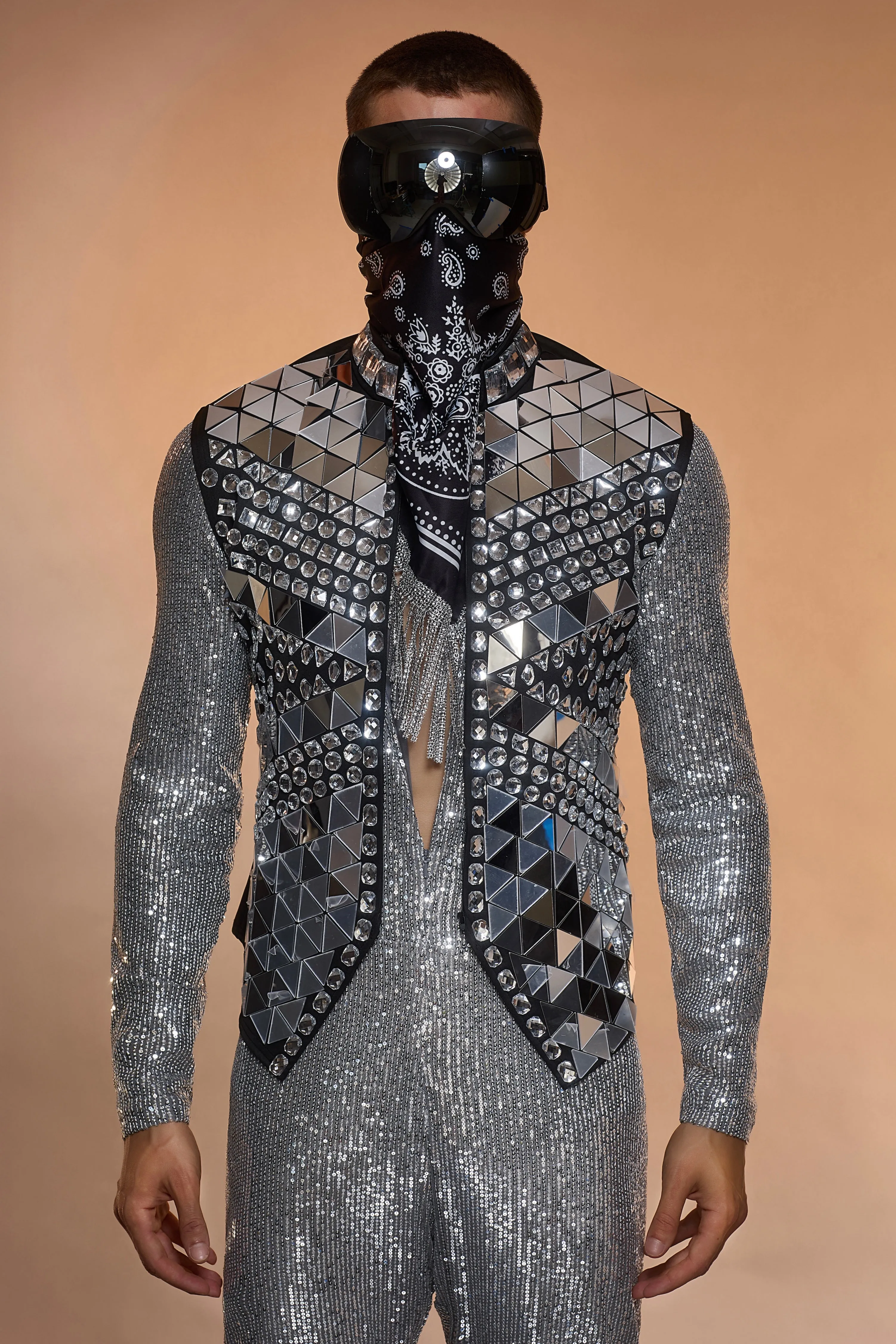 Boys Dont Cry Mirrored Vest