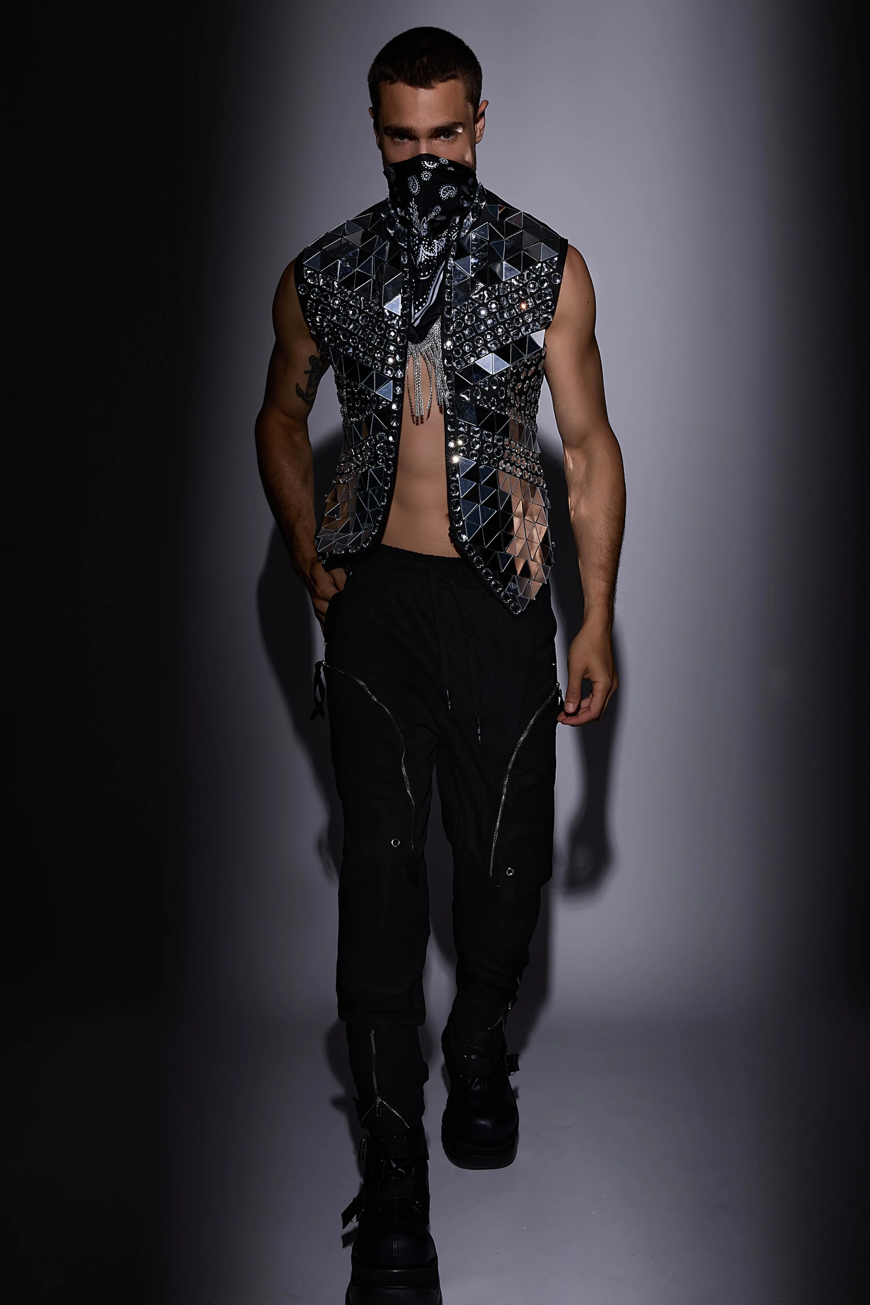 Boys Dont Cry Mirrored Vest