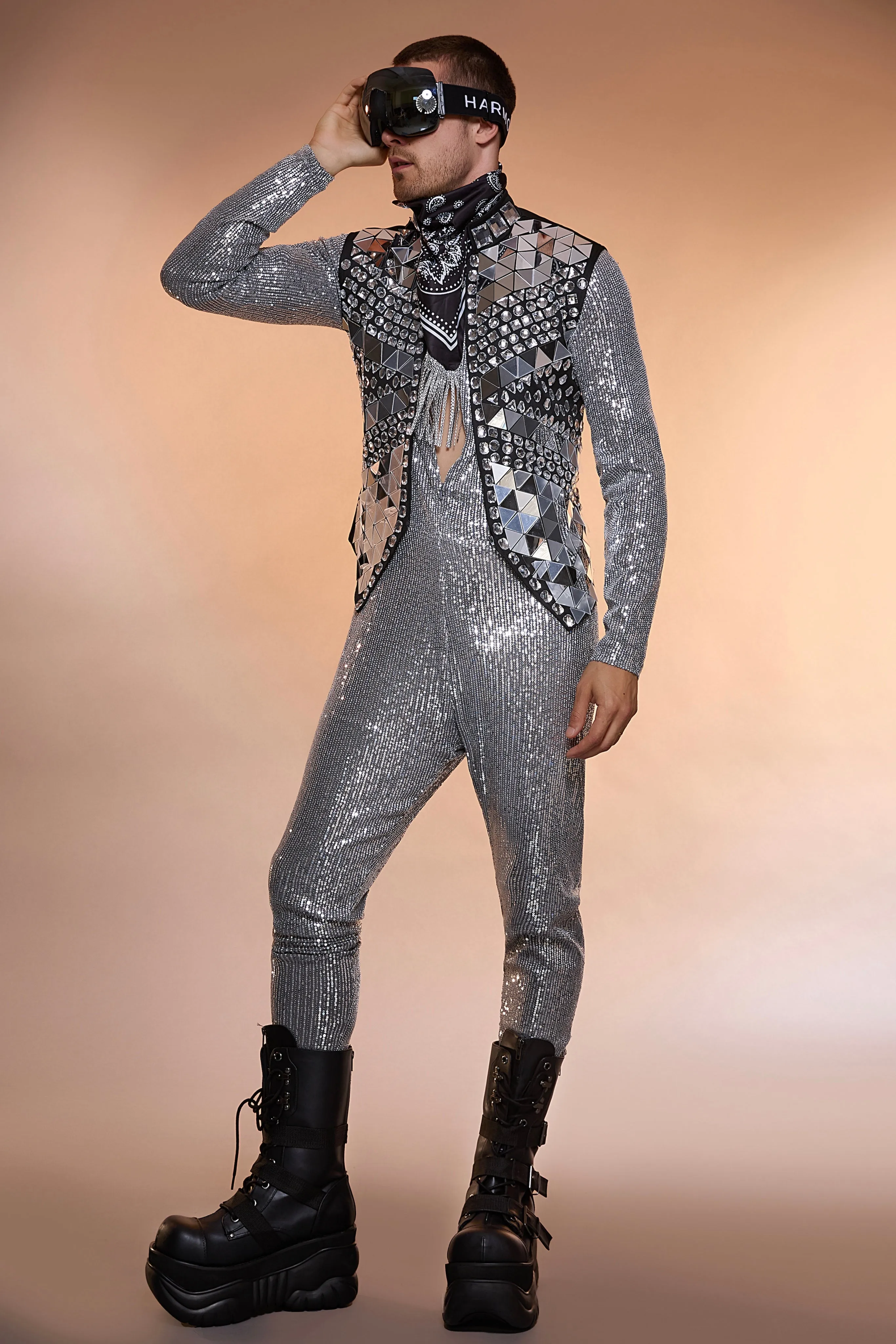 Boys Dont Cry Mirrored Vest