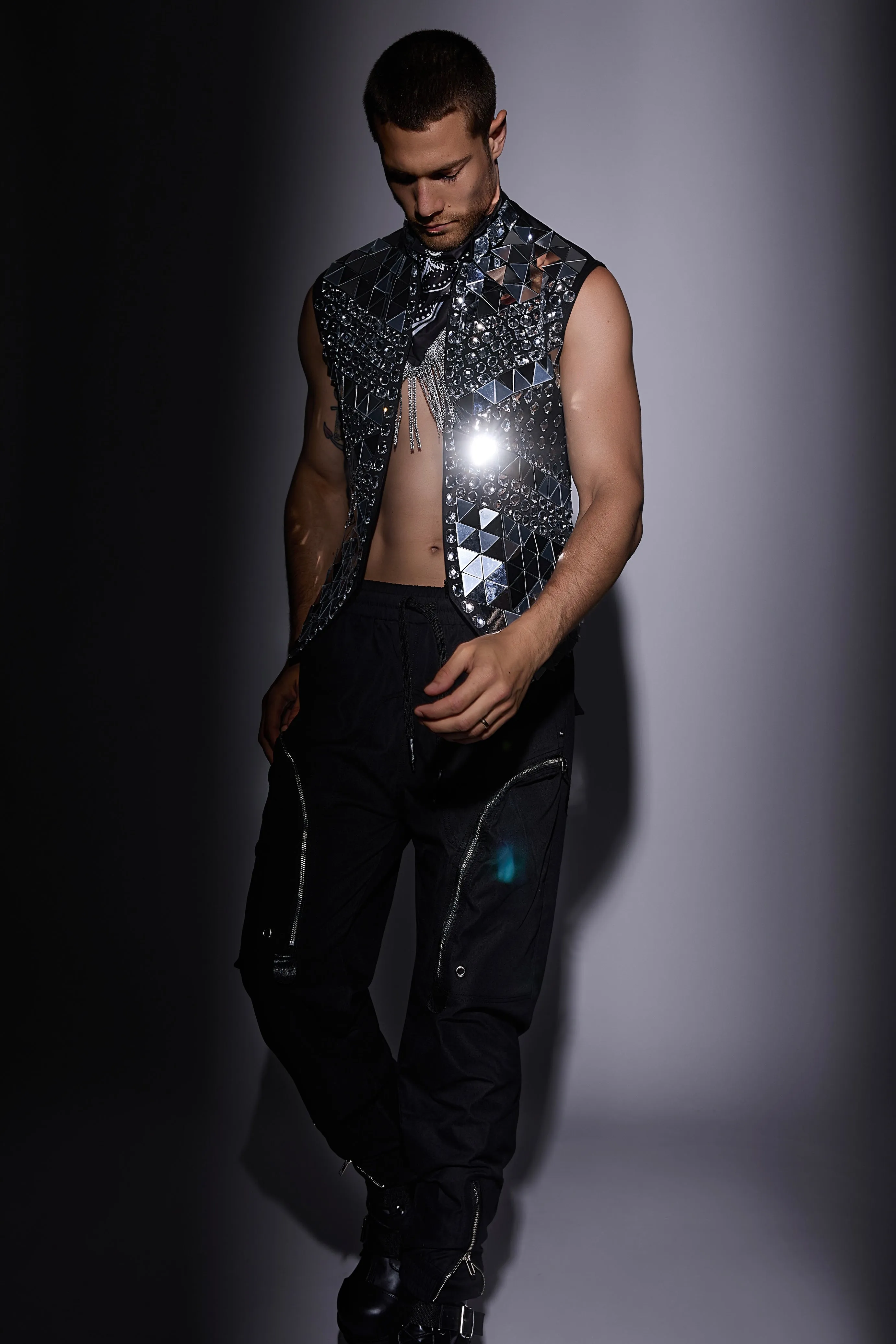Boys Dont Cry Mirrored Vest
