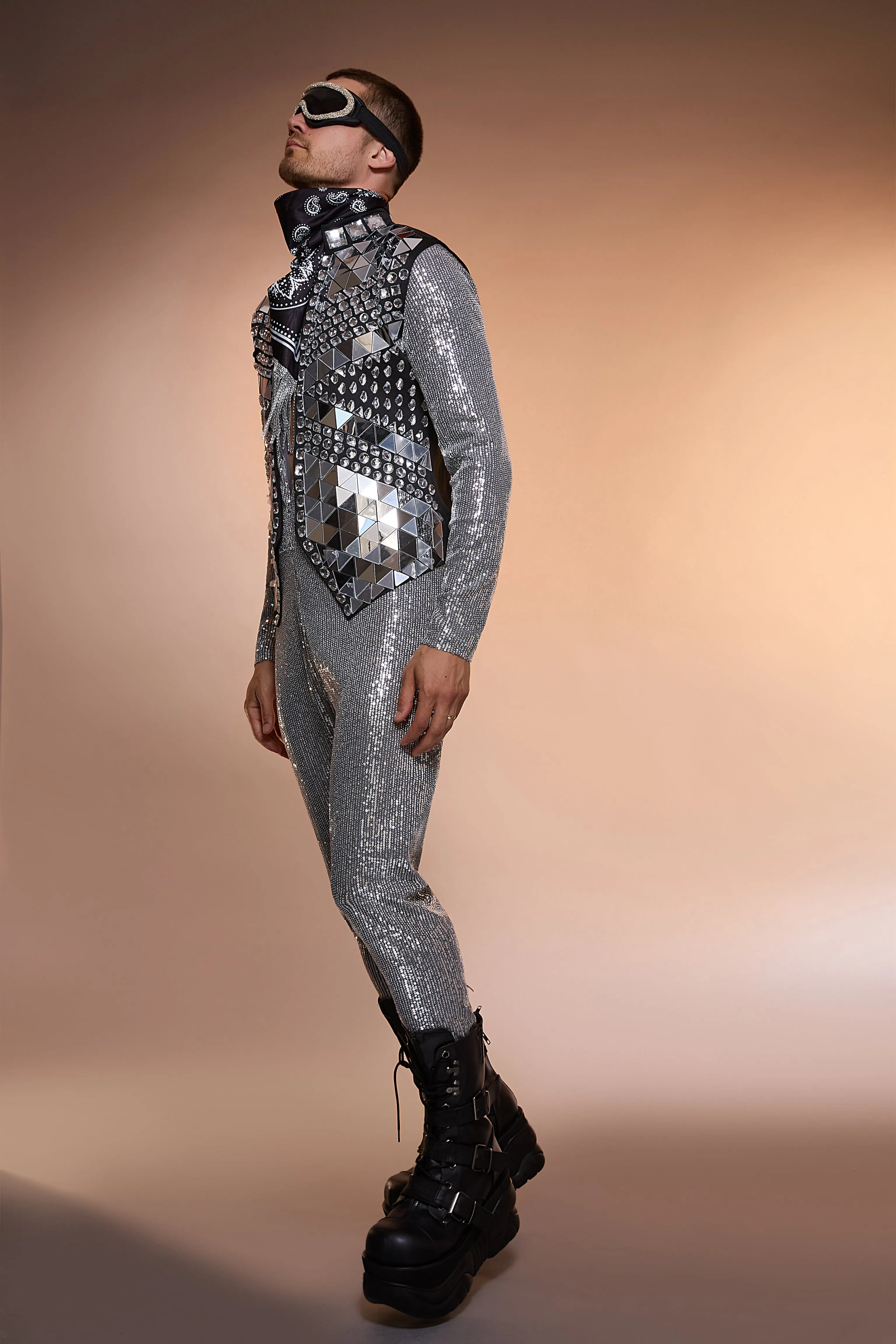 Boys Dont Cry Mirrored Vest