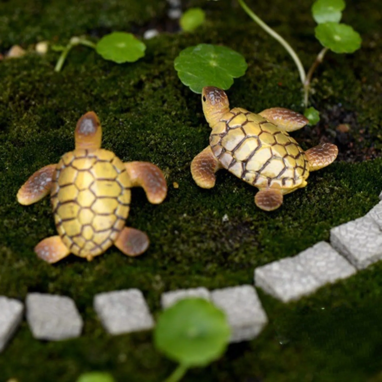 Charming Sea Turtle Miniatures Ideal Fish Tank Decor