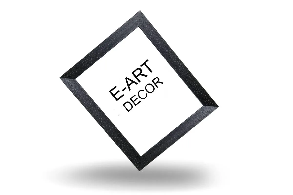 E-Art Wooden Photo Frames Dot Color Table Top/Wall Hanging Black 10x14 inch pack of 2