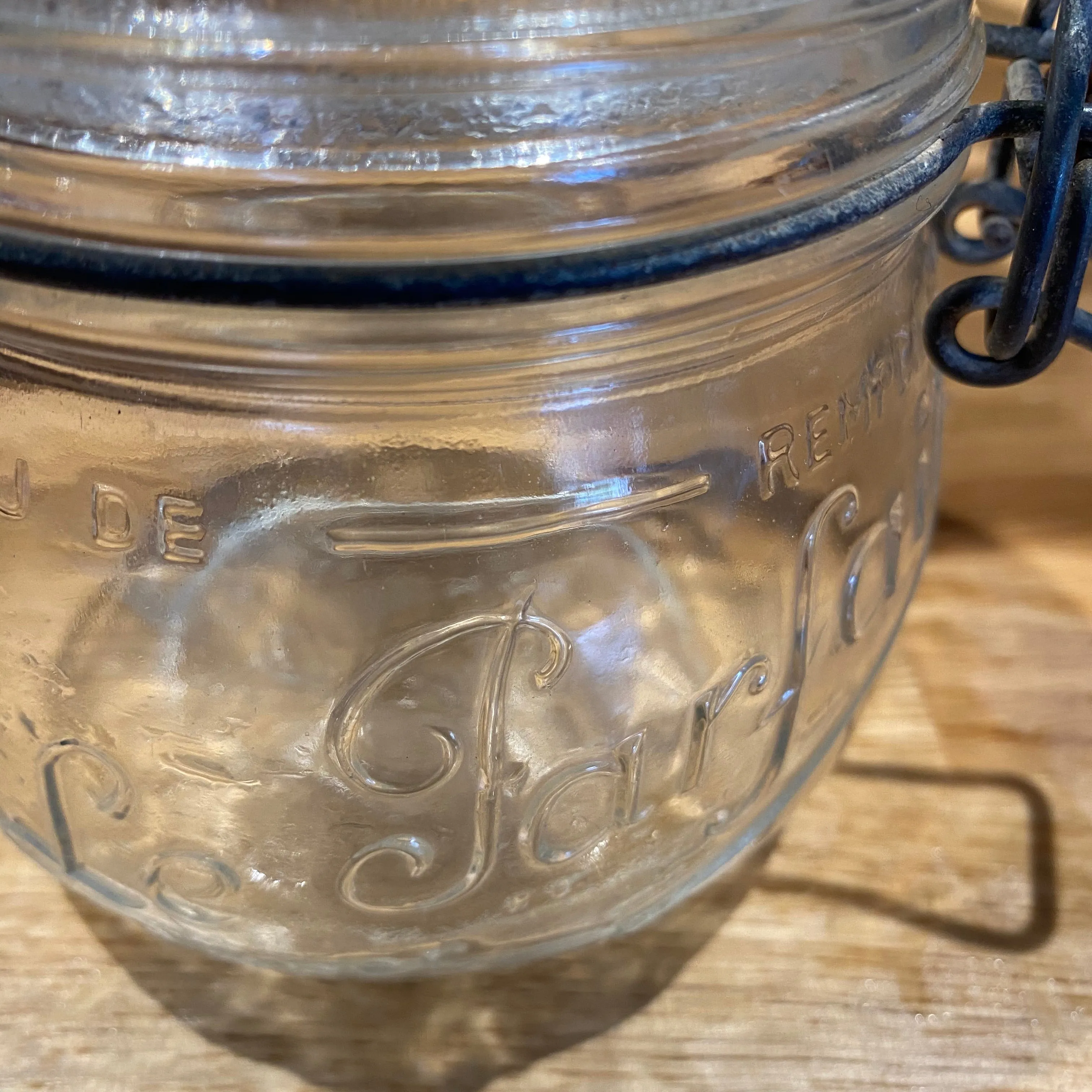 French glass Le Parfait jars