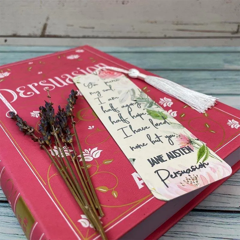 Jane Austen Bookmark - Persuasion Quotation