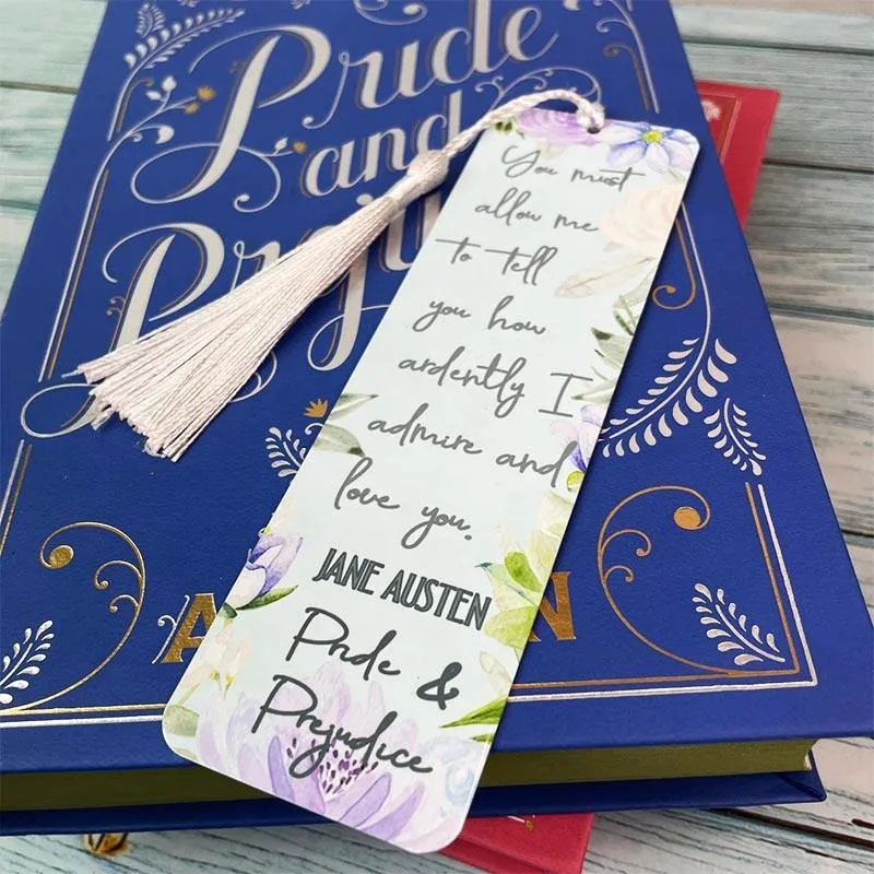 Jane Austen Bookmark - Pride and Prejudice Quotation