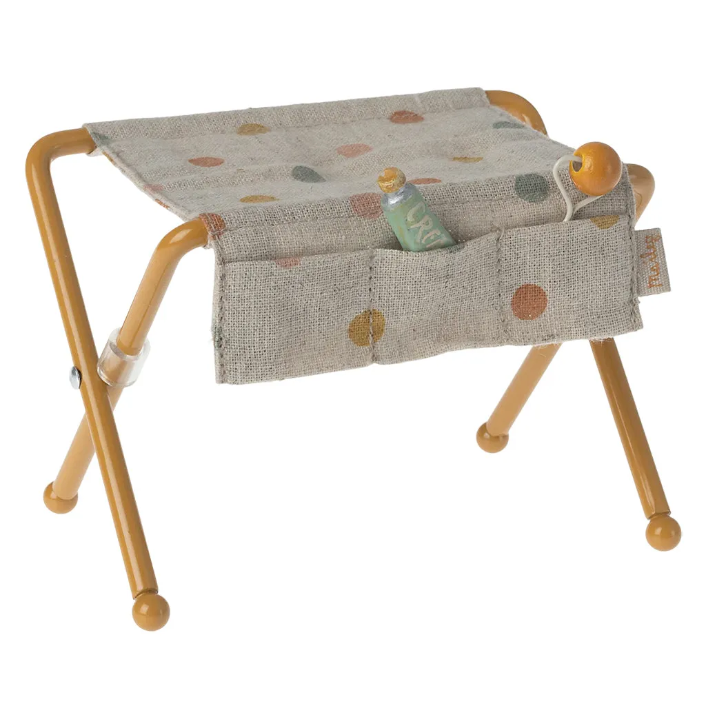 Maileg Toys Mouse Baby Nursery Table Ocher Yellow