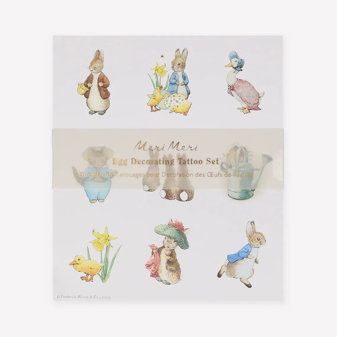 Meri Meri Peter Rabbit™ In The Garden Egg Decorating Tattoos