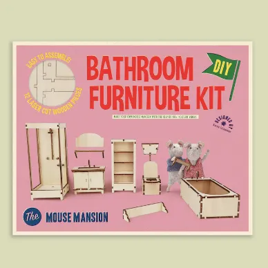 Mouse Mansion Bathroom Furniture Kit
