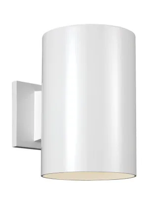 Outdoor Cylinders Collection - Large LED Wall Lantern | Finish: White - 8313997S-15