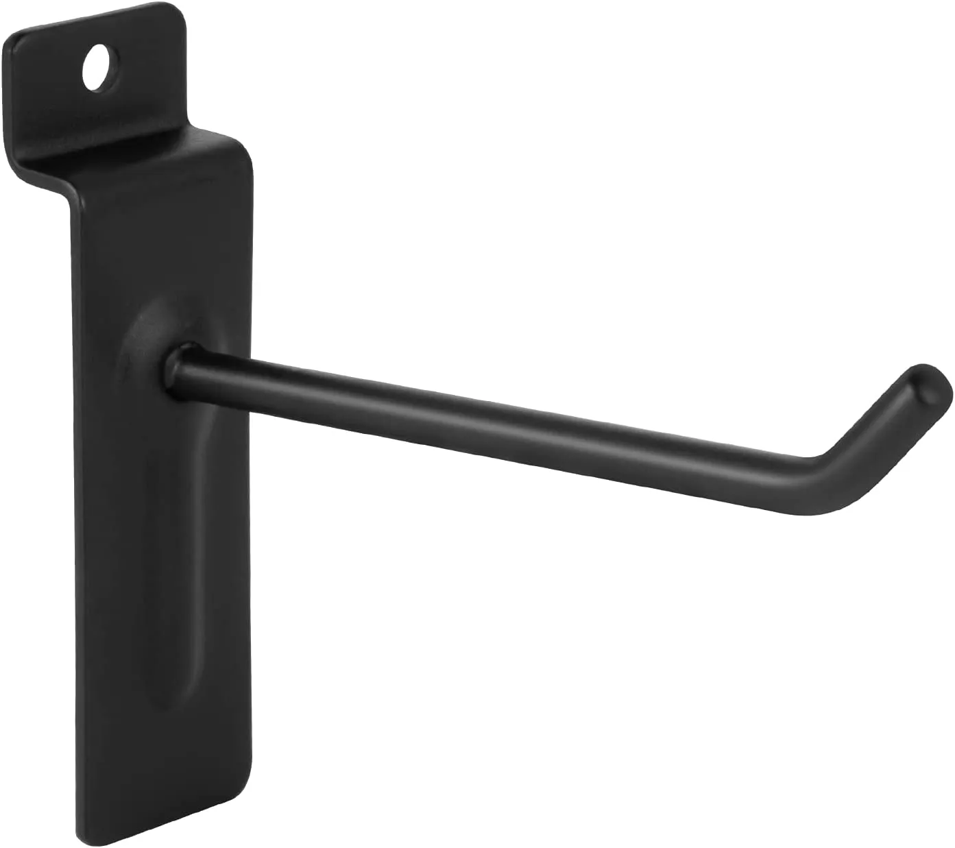 Slatwall (12) Black Metal Hooks 6, 8 for Slat wall
