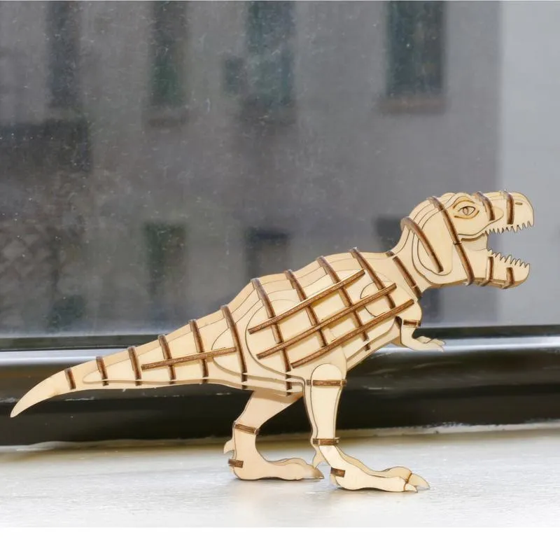 T-Rex Wooden Puzzle